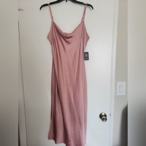 🎀Express Pink Satin Slip Dress🎀